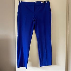 Express Royal Blue Columnist Ankle Pant